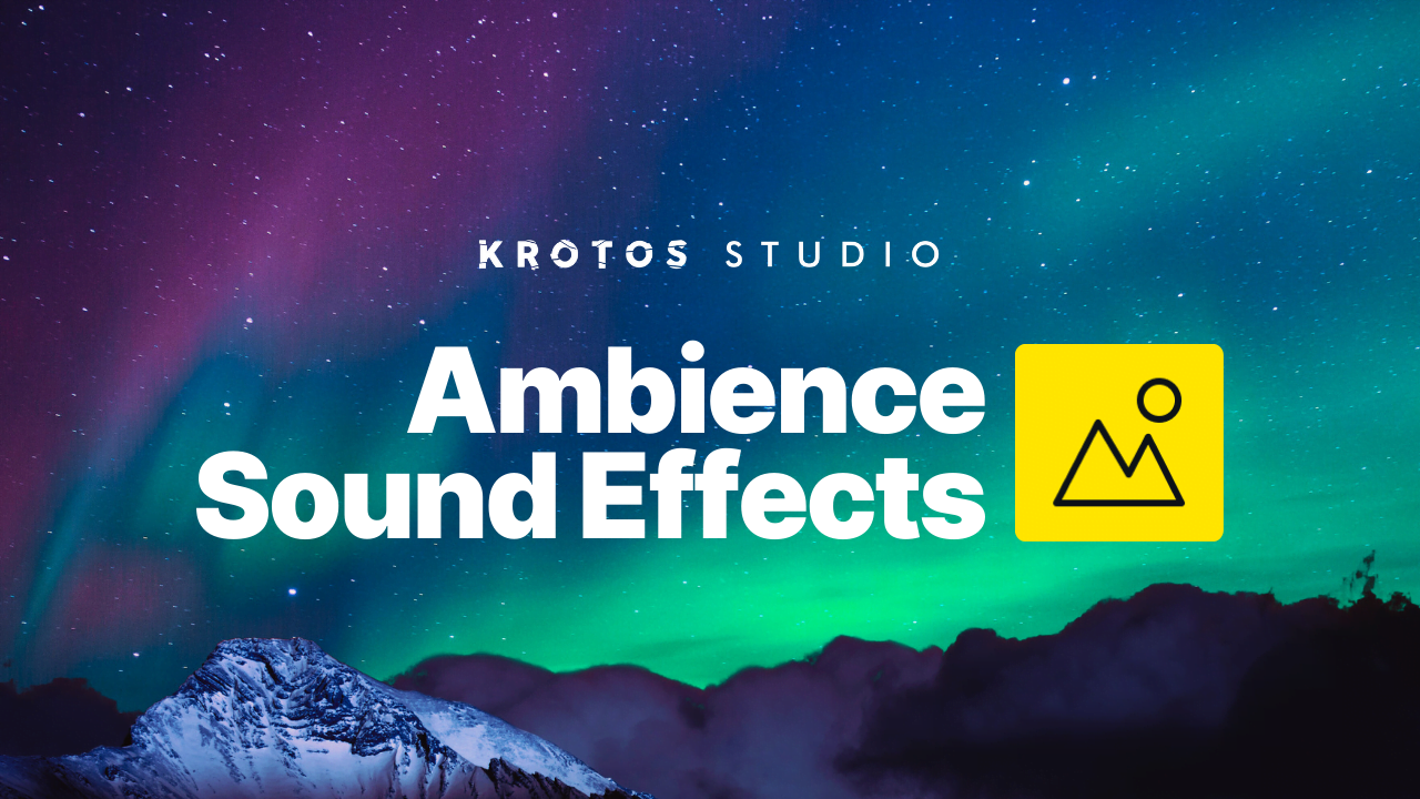 Ambience Sound Effects City, Forest, Suburbs Krotos Studio Presets
