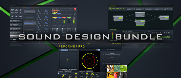 sound design bundle, best software for sound design, three sound design software in one, discount sound design software