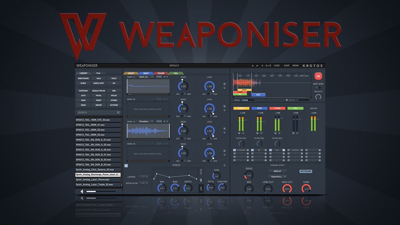 Weaponiser - Ammo & Reloads Library Demo | Krotos