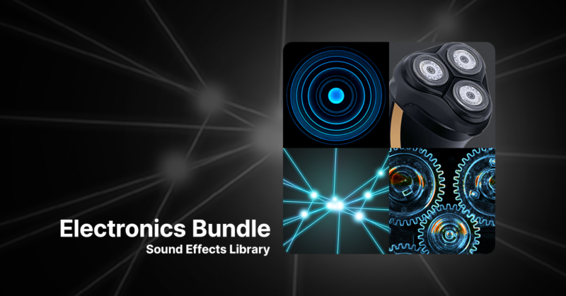 Electronics Sound Effects Library | Lasers, Razors, Pulsing, Gritty
