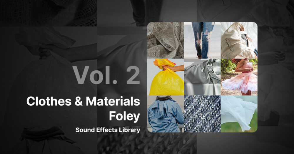 Clothes & Materials Foley Sound Effects Library Vol. 2 - Krotos