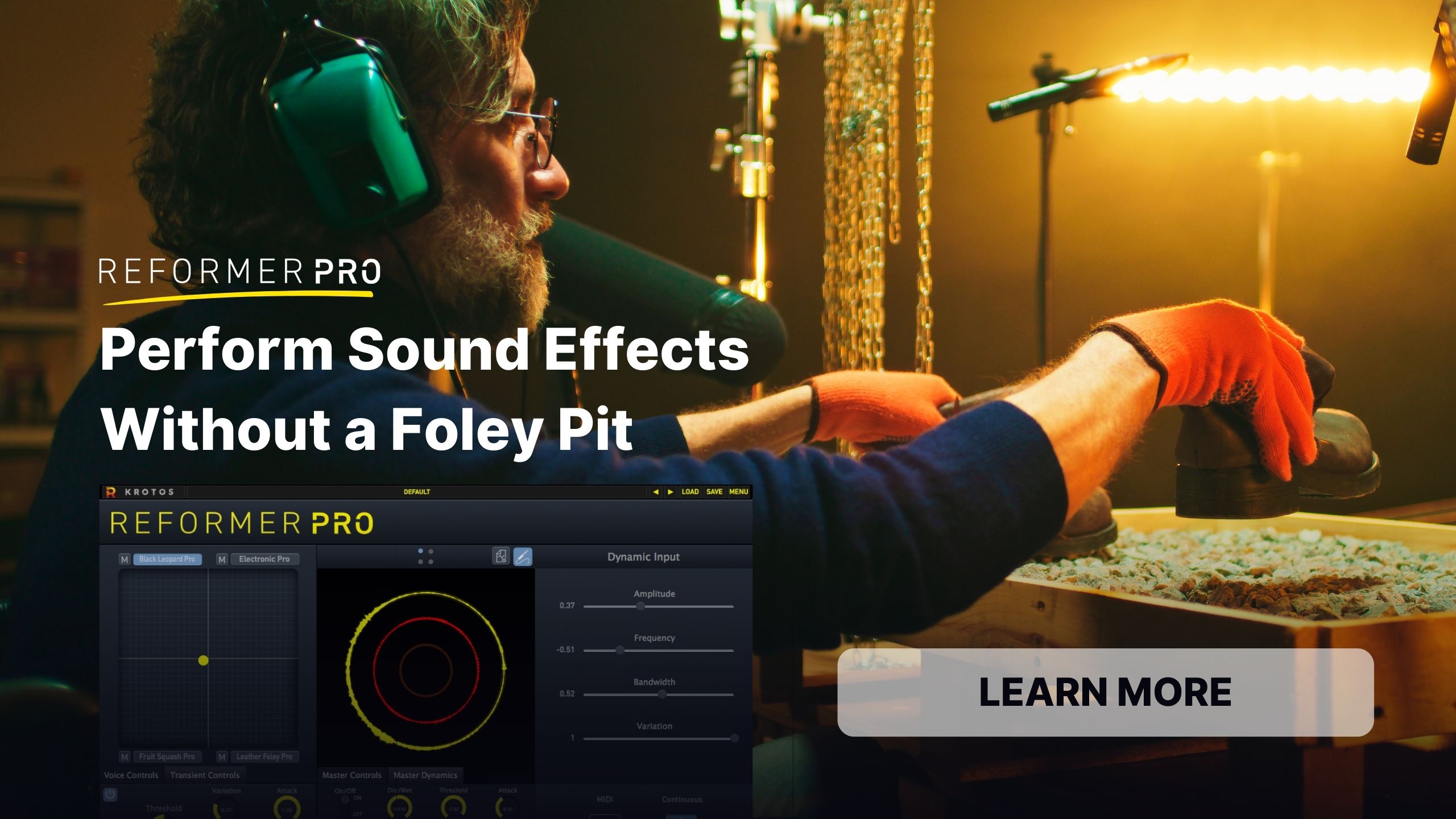 Reformer Pro Reformer Pro | Sound Design Software | Perform Foley | Krotos
