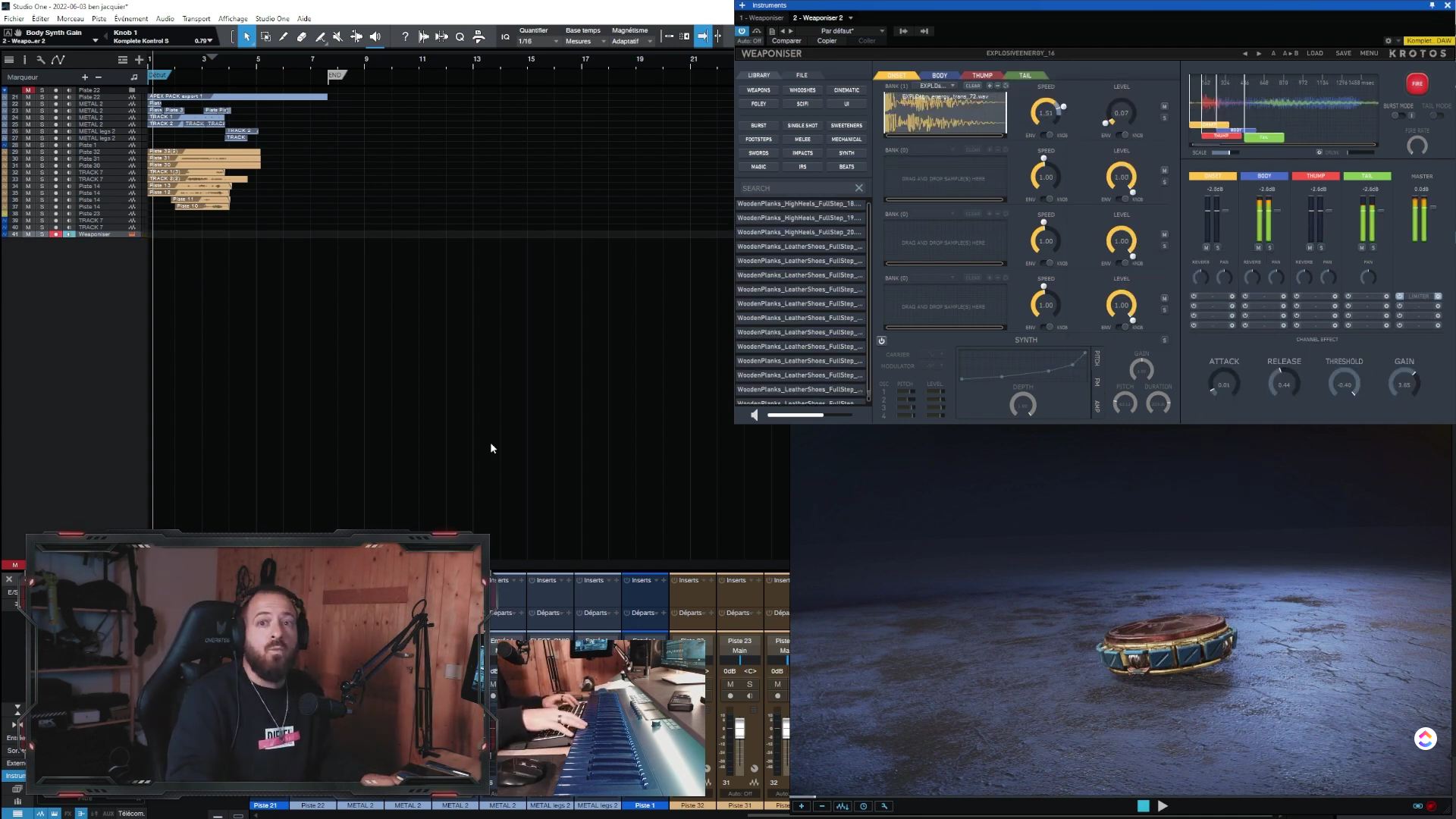 Video Game Sound Effects Weaponiser Robot Sound Design