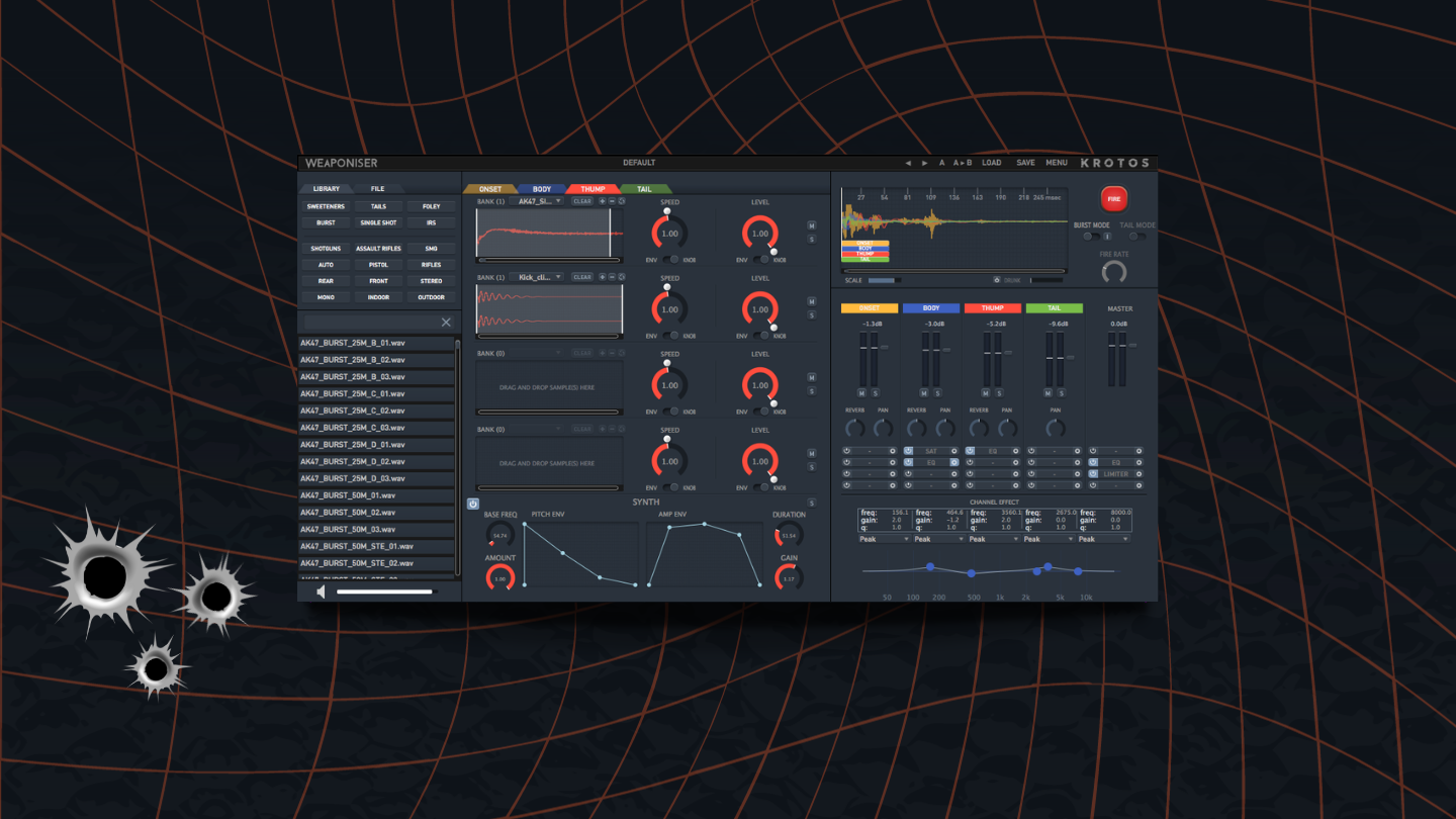 Weaponiser Overview - Creating Rapid Fire SFX with Variation